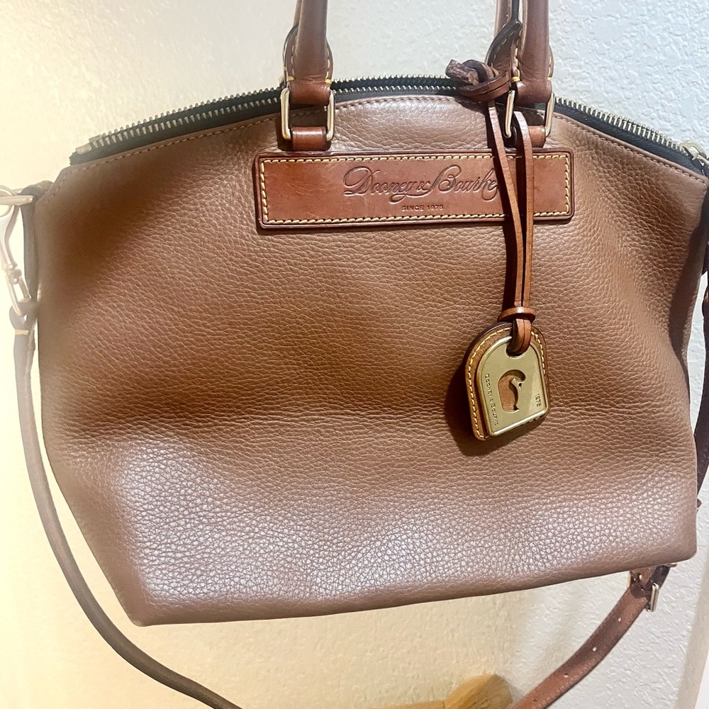 DOONEY & BOURKE XLNT Find!!! Cocoa All~Leather Satchel Great Condition 👜